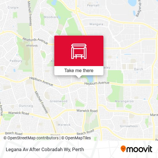 Legana Av After Cobradah Wy map