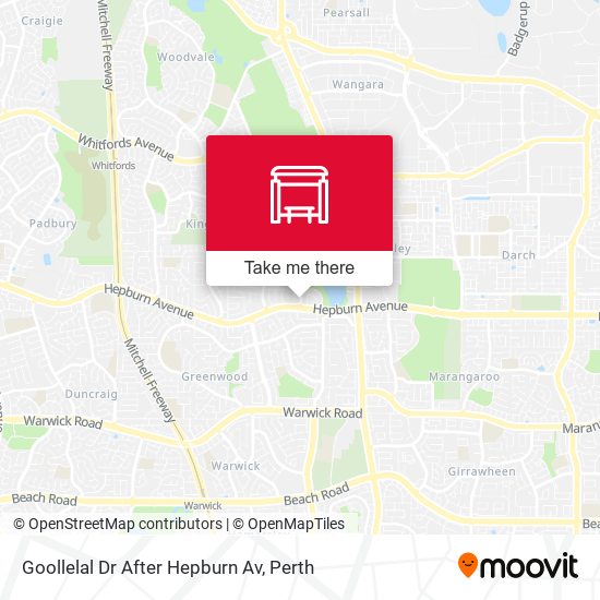 Goollelal Dr After Hepburn Av map