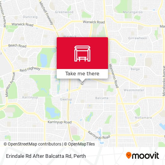 Erindale Rd After Balcatta Rd map