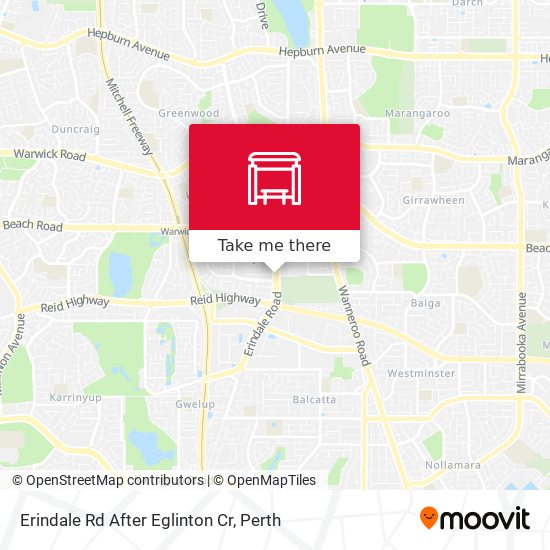 Erindale Rd After Eglinton Cr map