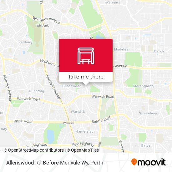 Allenswood Rd Before Merivale Wy map