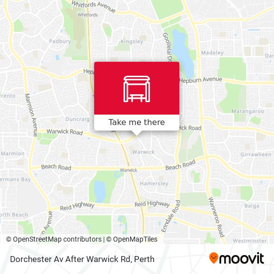 Dorchester Av After Warwick Rd map