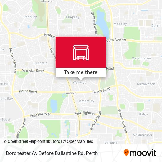 Dorchester Av Before Ballantine Rd map