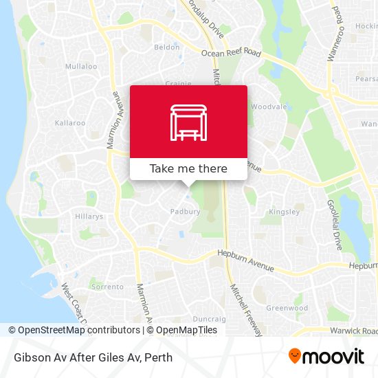 Gibson Av After Giles Av map