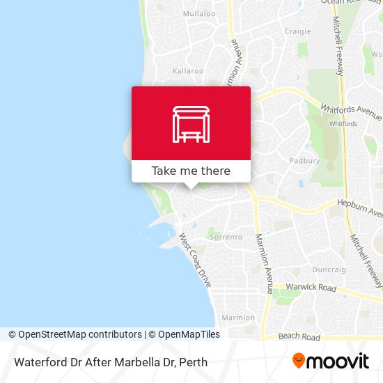 Waterford Dr After Marbella Dr map