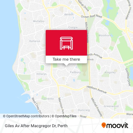 Giles Av After Macgregor Dr map