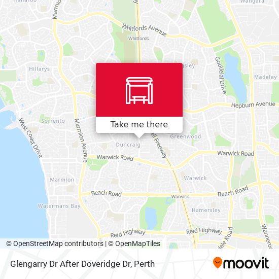 Glengarry Dr After Doveridge Dr map