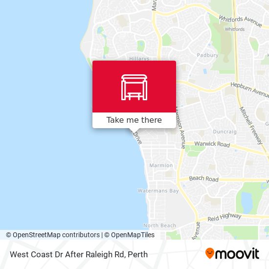 West Coast Dr After Raleigh Rd map