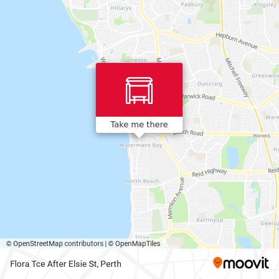 Flora Tce After Elsie St map