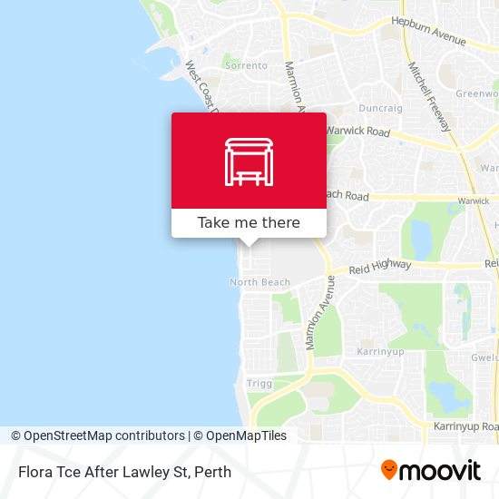 Flora Tce After Lawley St map
