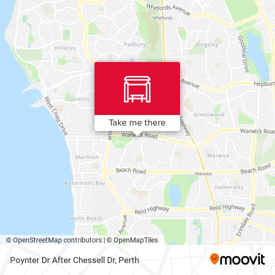 Poynter Dr After Chessell Dr map