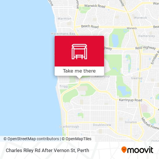 Charles Riley Rd After Vernon St map