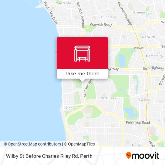 Wilby St Before Charles Riley Rd map