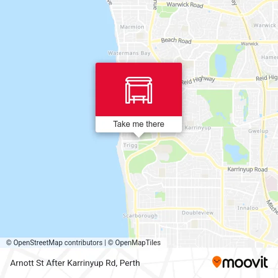 Arnott St After Karrinyup Rd map