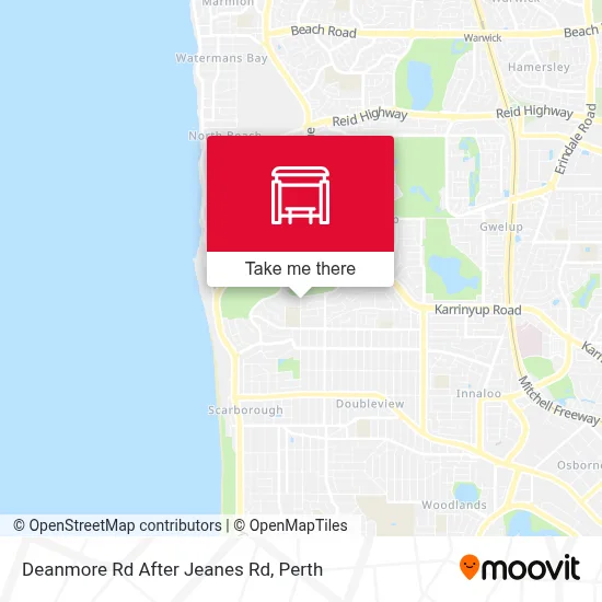 Mapa Deanmore Rd After Jeanes Rd