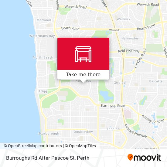Burroughs Rd After Pascoe St map
