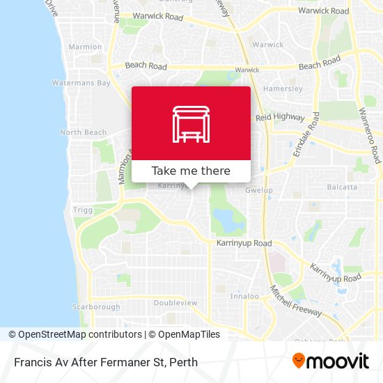 Francis Av After Fermaner St map