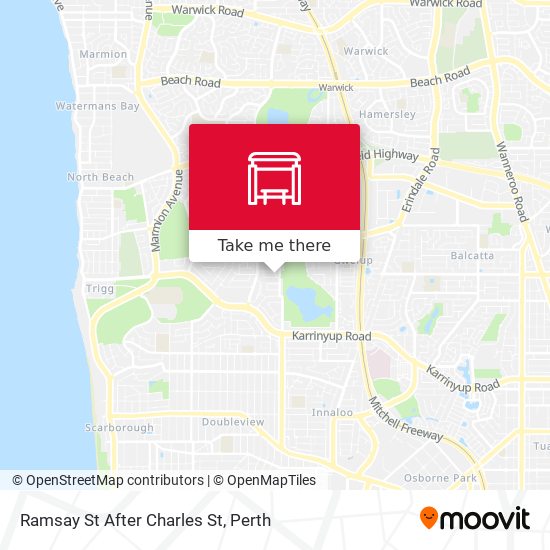 Ramsay St After Charles St map