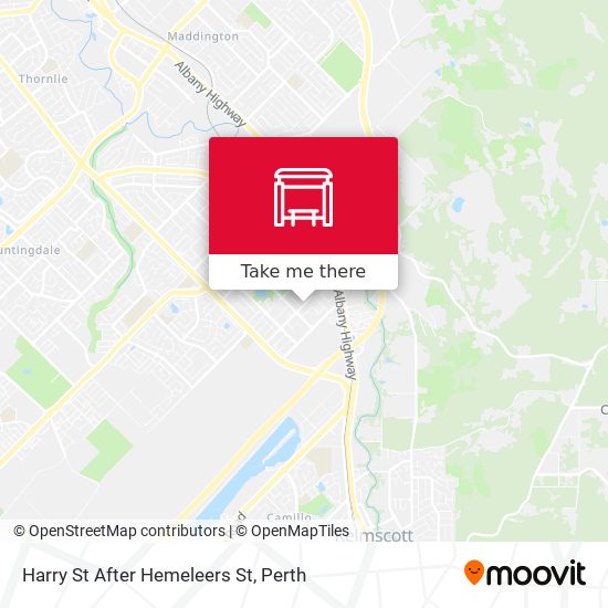 Harry St After Hemeleers St map