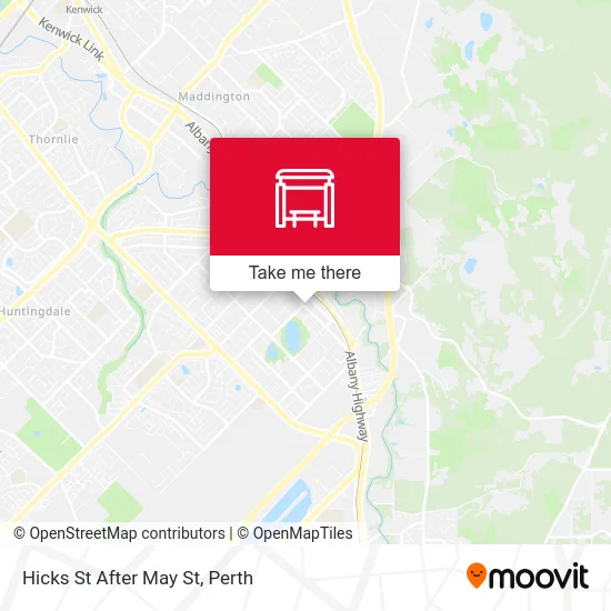 Mapa Hicks St After May St