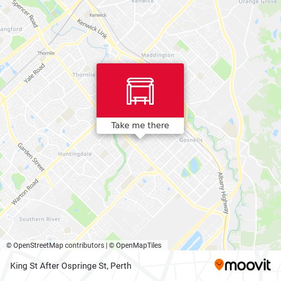 King St After Ospringe St map