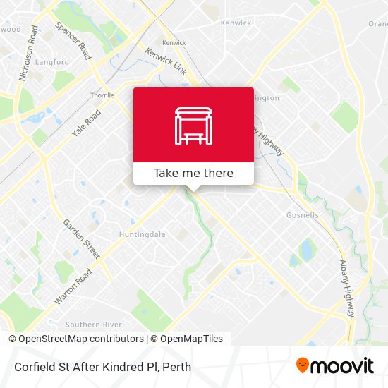 Corfield St After Kindred Pl map