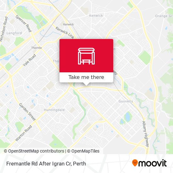 Fremantle Rd After Igran Cr map