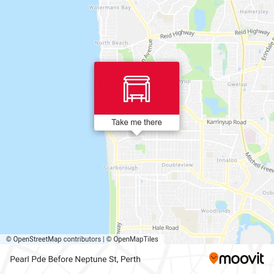 Mapa Pearl Pde Before Neptune St