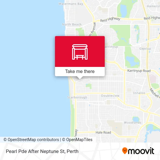 Mapa Pearl Pde After Neptune St