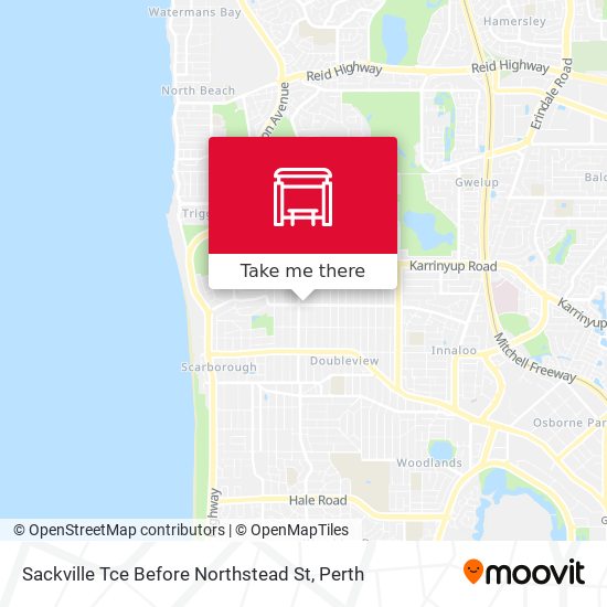 Sackville Tce Before Northstead St map