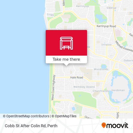 Cobb St After Colin Rd map