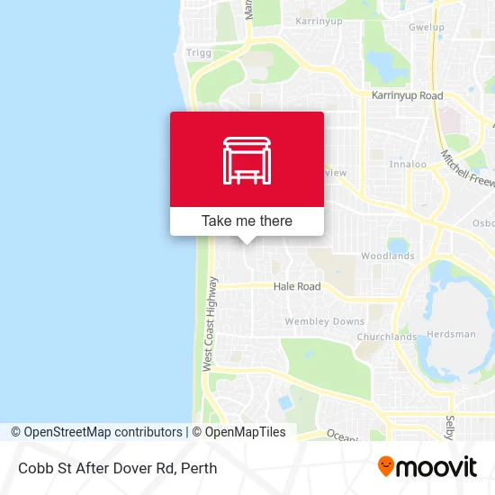 Mapa Cobb St After Dover Rd