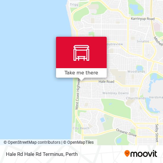 Hale Rd Hale Rd Terminus map