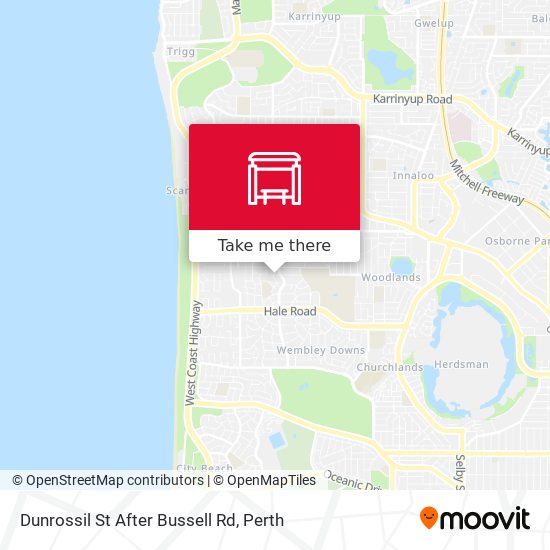 Dunrossil St After Bussell Rd map
