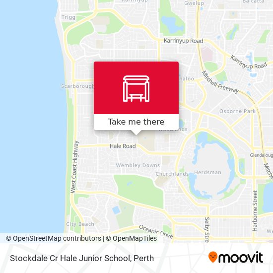 Stockdale Cr Hale Junior School map