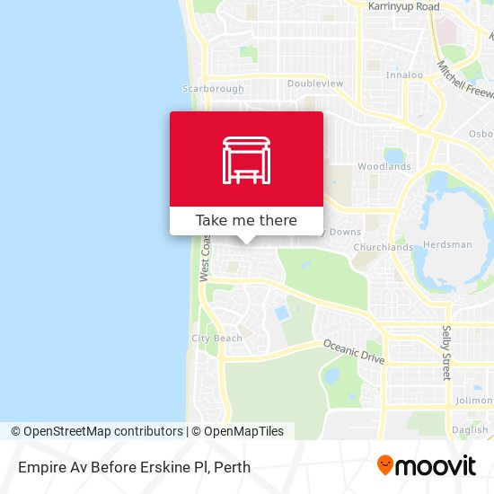 Empire Av Before Erskine Pl map