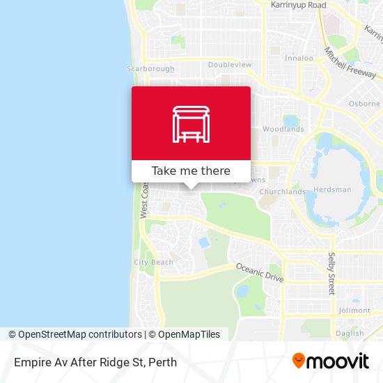 Empire Av After Ridge St map