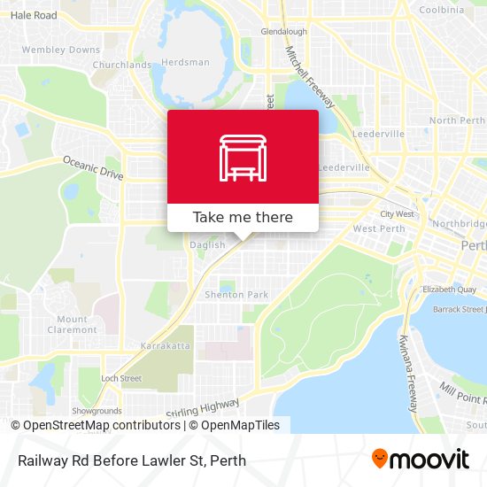 Railway Rd Before Lawler St map