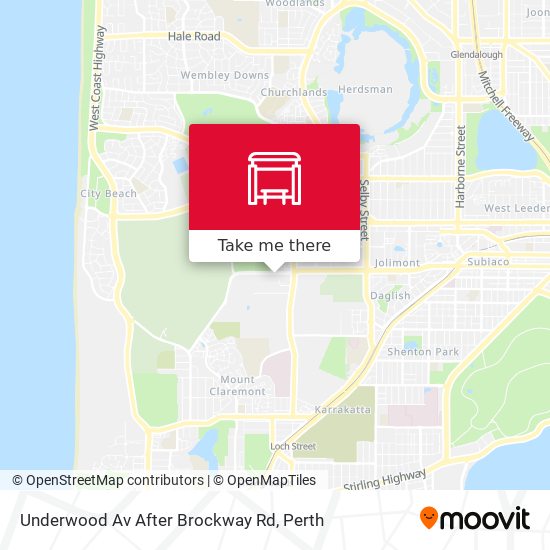 Underwood Av After Brockway Rd map
