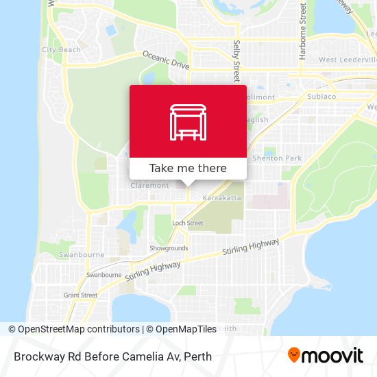 Brockway Rd Before Camelia Av map