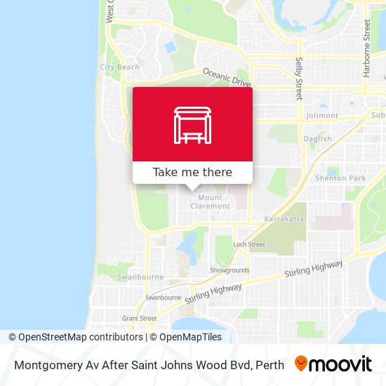 Montgomery Av After Saint Johns Wood Bvd map