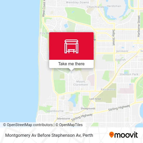 Mapa Montgomery Av Before Stephenson Av