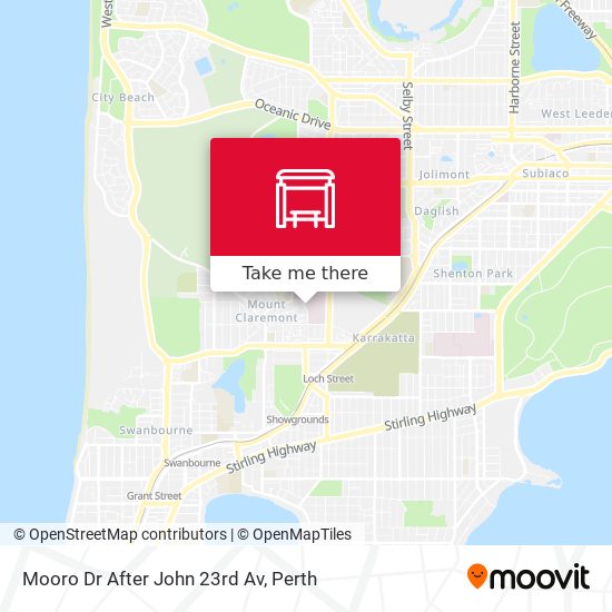 Mooro Dr After John 23rd Av map