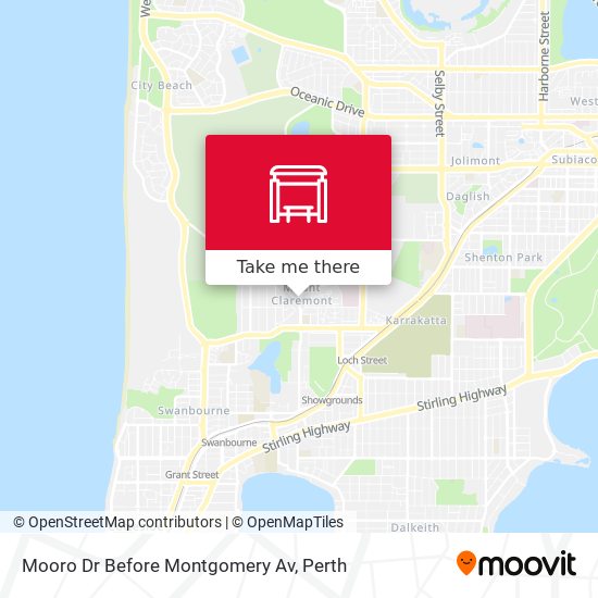 Mooro Dr Before Montgomery Av map