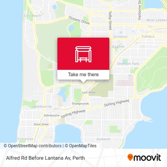 Mapa Alfred Rd Before Lantana Av