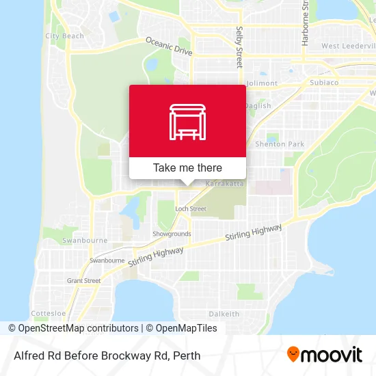 Mapa Alfred Rd Before Brockway Rd