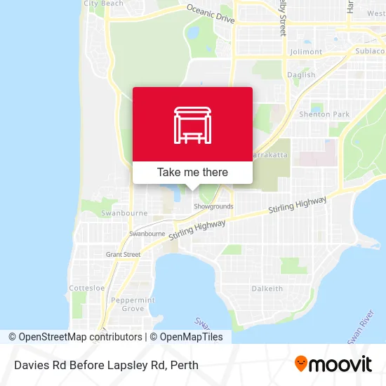 Mapa Davies Rd Before Lapsley Rd