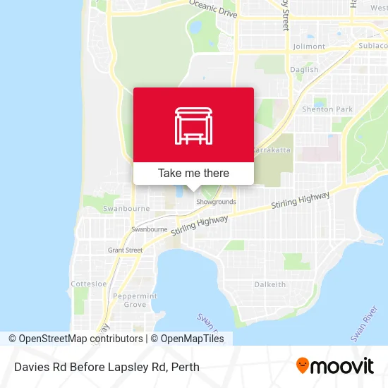 Mapa Davies Rd Before Lapsley Rd