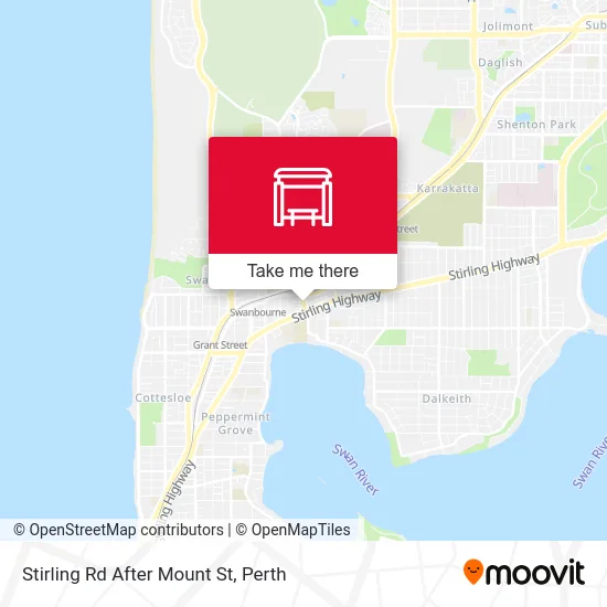 Mapa Stirling Rd After Mount St