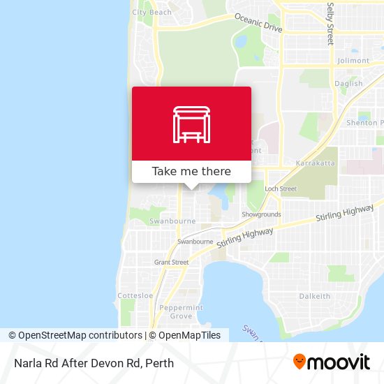 Narla Rd After Devon Rd map